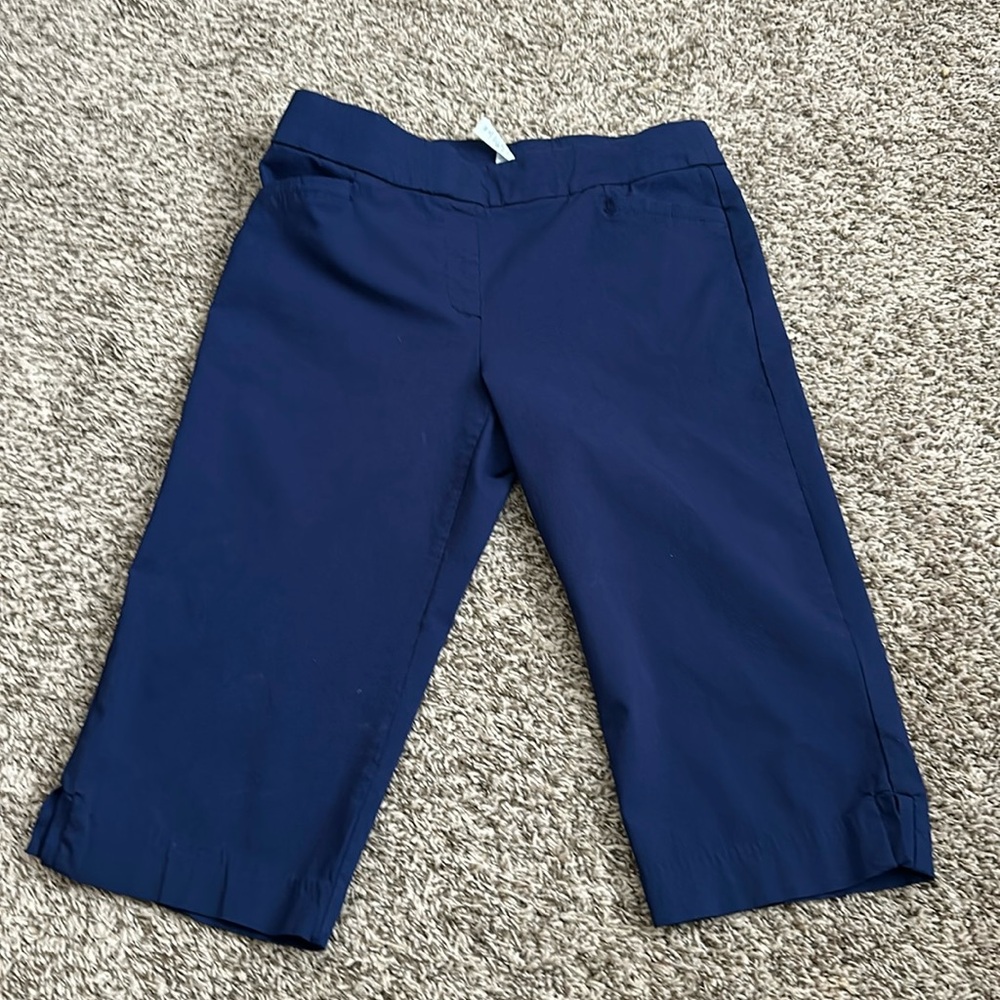 Laura Scott navy shorts - M